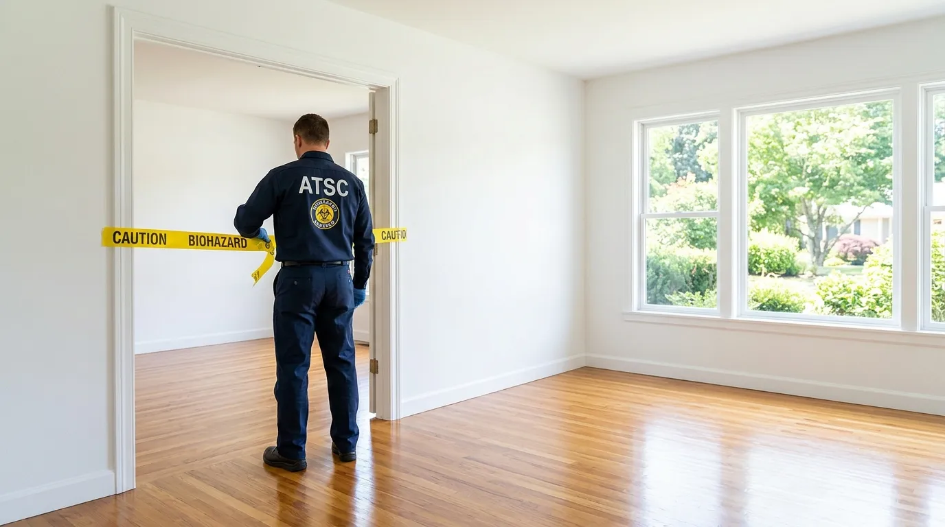 Certified biohazard cleanup crew performing Crime Scene Cleanup in Bayview-Hunters Point